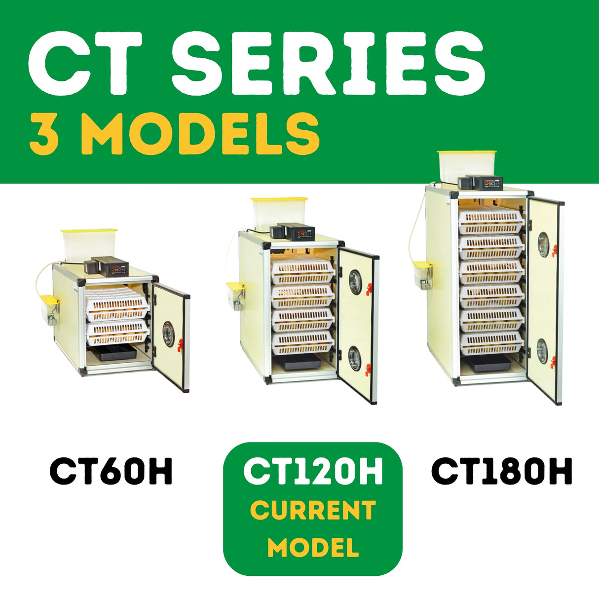 CT120 H - Egg Hatcher Only - Automatic Poultry Hatching Machine