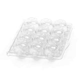 12-Egg Carton (Quail) - Clear Plastic