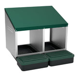 EggHouse Galvanized Nesting Box (Up to 20 Birds)