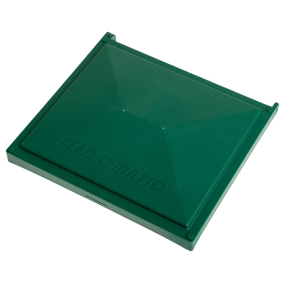 Spare Green Lid for Feedomatic Treadle Feeder for 11 and 17 lbs