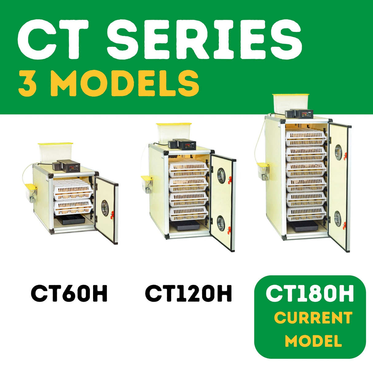 CT180 H - Egg Hatcher Only Automatic Poultry Hatching Machine