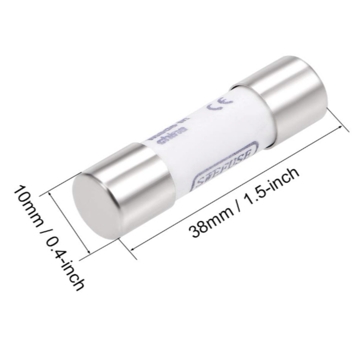 Ceramic Fuse - Slow Blow 10x38MM 25AMP (Main Fuse) - Fits T Incubator