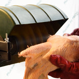 Drill Feather Plucker Attachment with Desk and Wall Mount