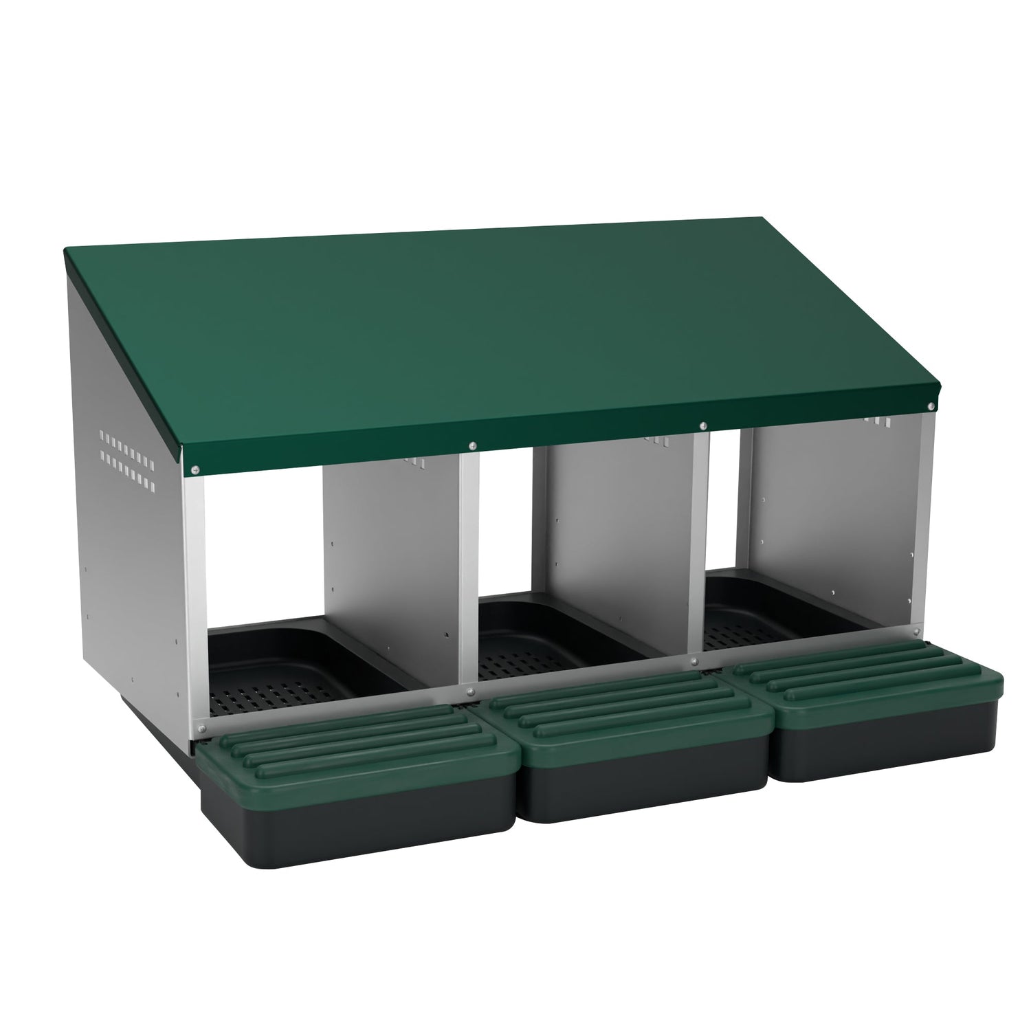 EggHouse Galvanized Nesting Box (Up to 30 Birds)