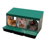 EggHouse Galvanized Nesting Box (Up to 30 Birds)