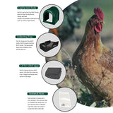 EggHouse Roll-Out Nesting Box Wall Mount up to 10 Birds