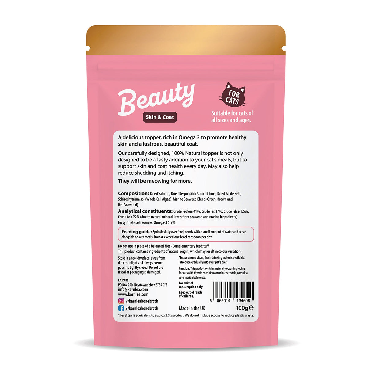 Beauty - Skin & Coat for Cats 3.5 oz