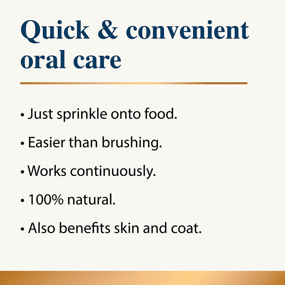 Dental with Mint Topper