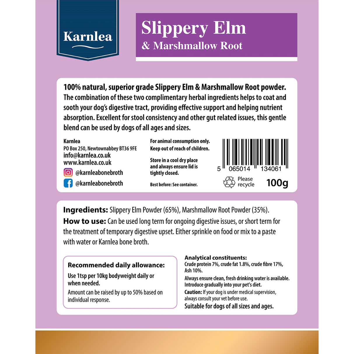 Slippery Elm & Marshmallow Root Powder