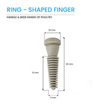 Natural Rubber Gamebird Plucking Finger ProB