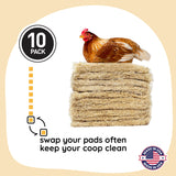 Hatching Time Premium Nesting Pads for Poultry