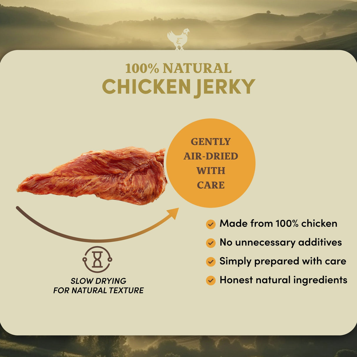 Chicken Jerky - Dog Treats (8.8 oz)