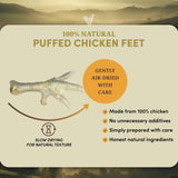 Puffed Chicken Feet - Dog Treats