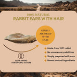 Rabbit Ears with Hair - Dog Treats (4 lb 6 oz)