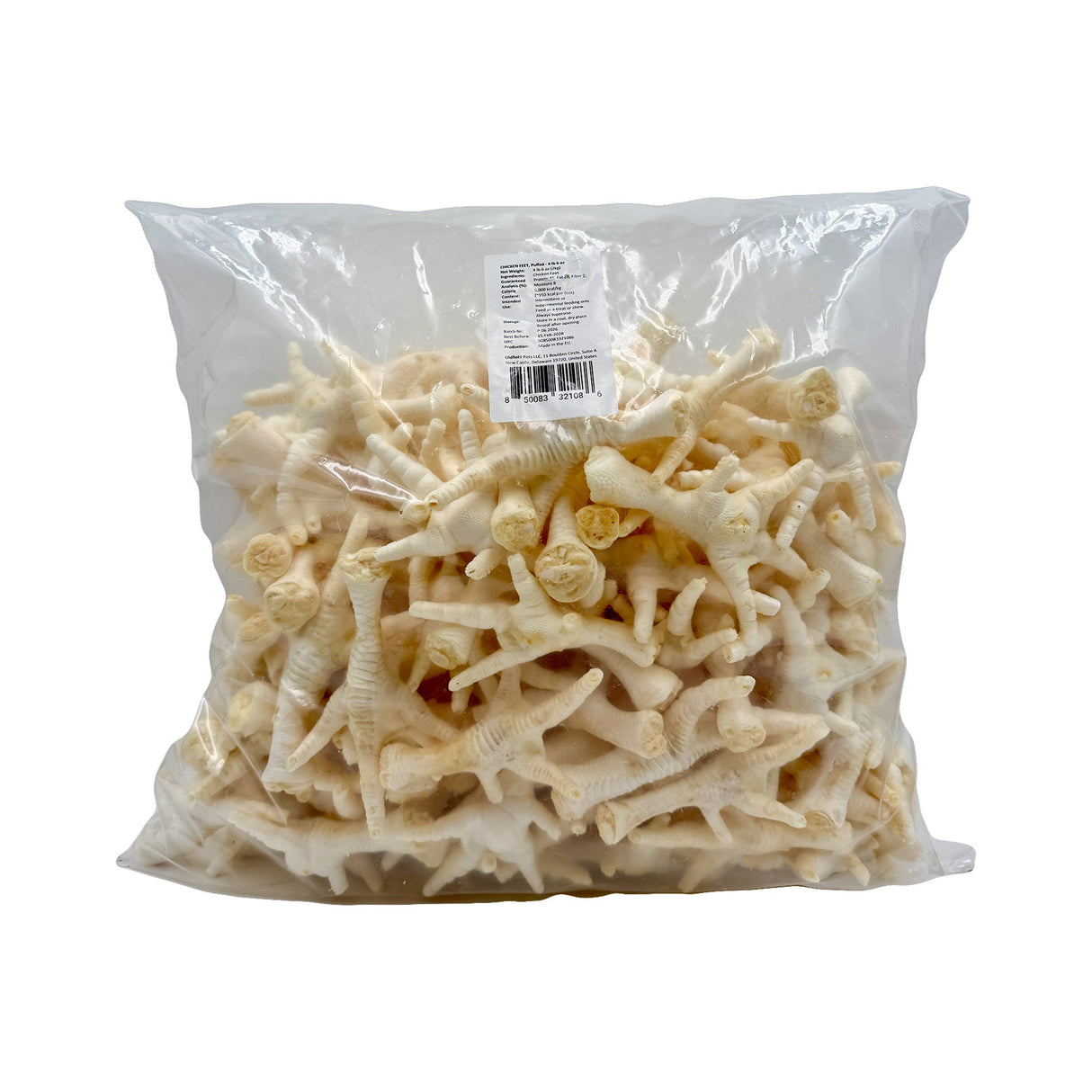 Puffed Chicken Feet - Dog Treats