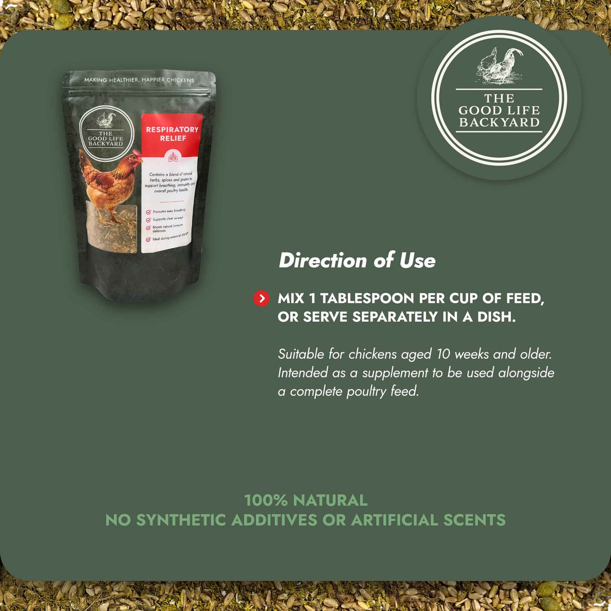 Respiratory Relief - Spice Blend (Chicken Feed Additive)